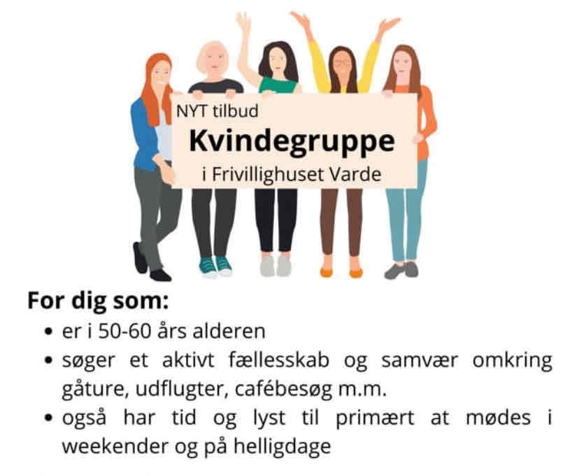 Kvindegruppe i Frivillighuset Varde