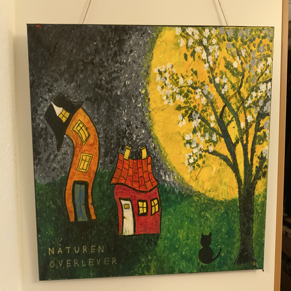 Kreativitet/udsmykning/acrylmaling.