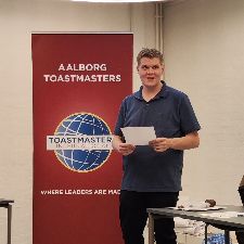 Come join Aalborg Toastmasters!