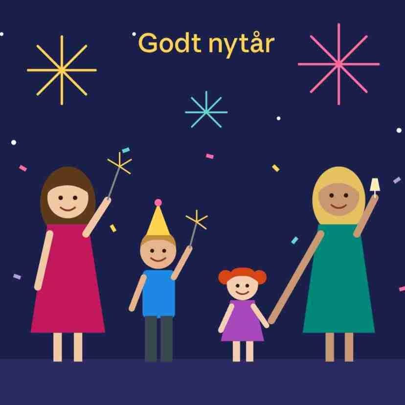 ​Nytårsaften med god mad, grin&børn