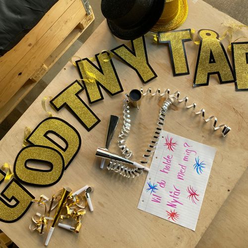 Far med søn på 7 - Nytårsaften   