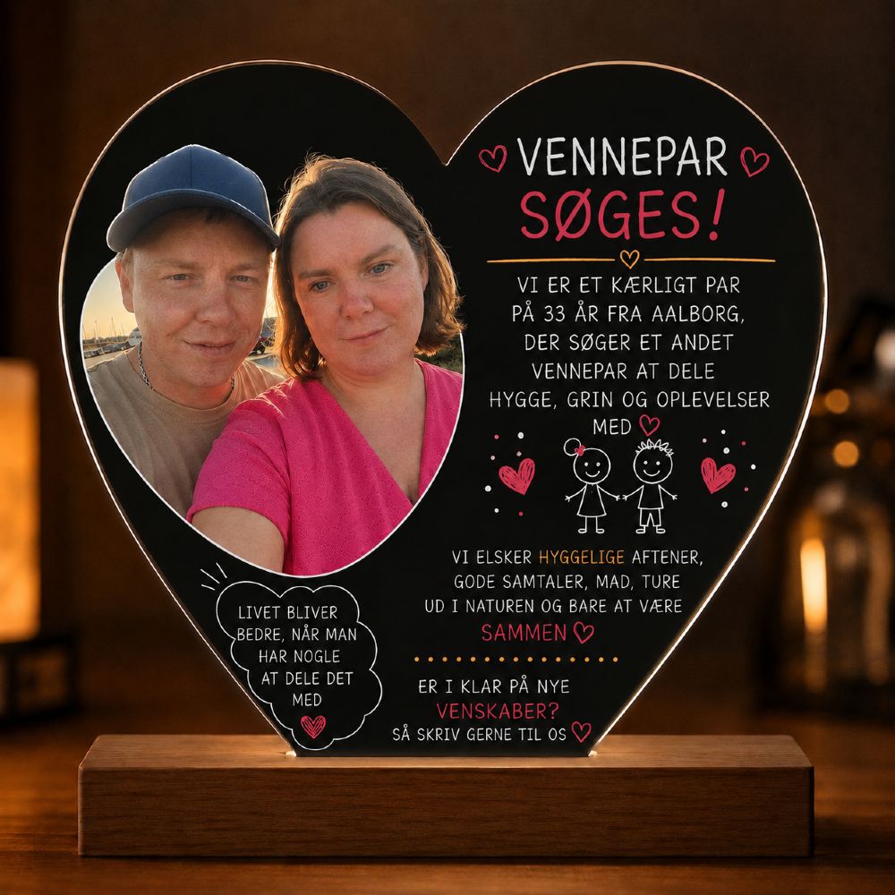 Vennepar søges. 