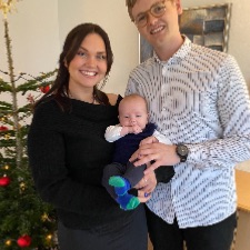 Vennepar med barn/børn