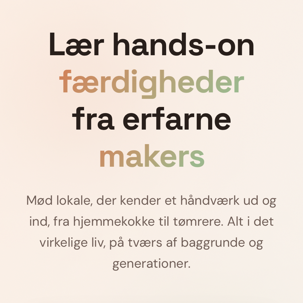 Del din viden i lokale fællesskaber