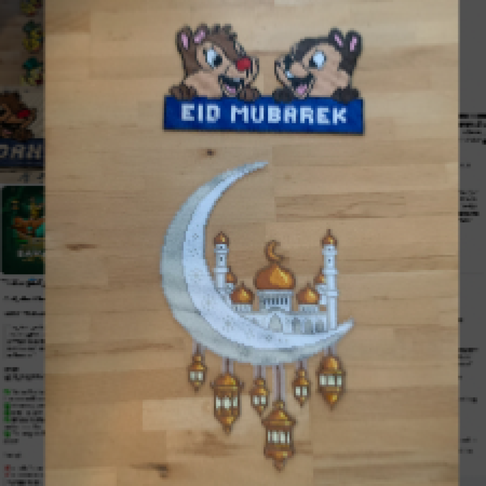 Hjælp til Ramadan/Eid pynt 